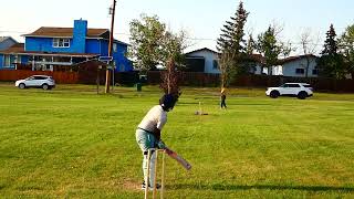 Batting practices for our 10 year old son at Bankview grounds, Drumheller, AB. by TRAVELING WITH NATURE-Sasi 64 views 8 months ago 5 minutes, 23 seconds