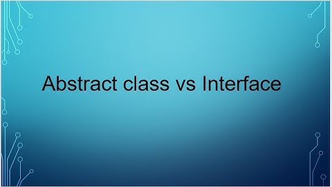 Interviews Questions :Difference between abstract class and interface in C# Arabic بالعربي