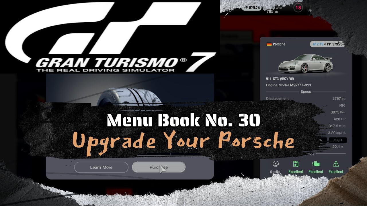 Gran Turismo 7 - GT Cafe - Menu 30 - Upgrade Your Porsche - PS5