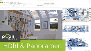 HDRI-Licht und Panorama-Hintergründe | pCon.planner Tutorial