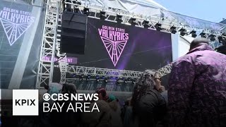 Golden State Valkyries block party held at San Francisco’s Thrive City