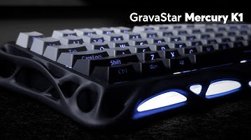 GravaStar Mercury K1 Gaming Keyboard Sound Test | Alu Skeletal Design!