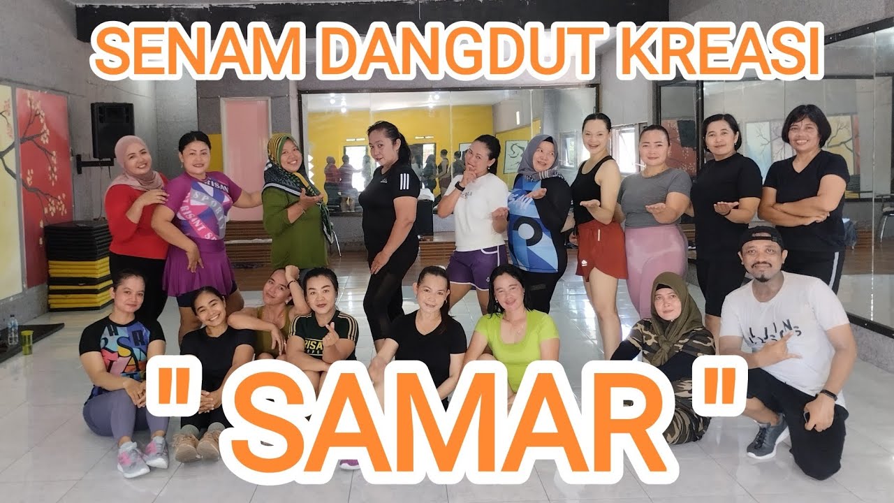 Senam Dangdut Kreasi Lagu Viral " Samar " masdho IRON GYM KEDIRI