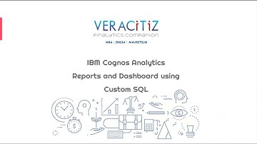 Tips & Trics | Cognos Analytics | How to use custom SQL data in Dashboards and Reports