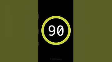 90 seconds Countdown Timer with Alarm #hd #new