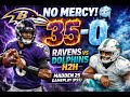 No Mercy! 🥶 35-0 SHUT OUT vs Miami Dolphins H2H | Madden 25 Gameplay (PS5)