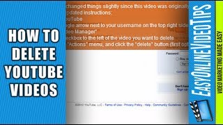 How Do I Delete my YouTube Videos 2015 (New YouTube)? | Easy Online Video Marketing Tips How Do I Delete my YouTube Videos 2015 (New YouTube)? | Easy Online Video Marketing Tips