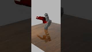 Toppling over stack of cubes with boxing glove (Blender 3d) screenshot 2