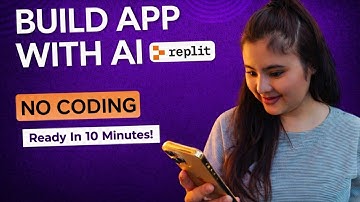 I Built a Real AI App Using Plain English (Replit) . No Code , No Setup