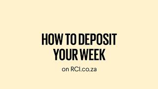 RCI.co.za | How to Deposit