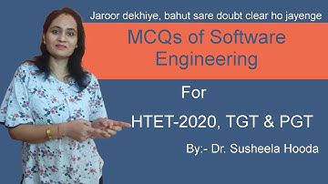 Part-20: Most Expected MCQs of Software Engineering for HTET 2020| PGT Computer Science | TGT