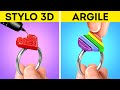 STYLO 3D VS ARGILE POLYMÈRE || FANTASTIQUES IDÉES DIY QUE TU DOIS DÉCOUVRIR