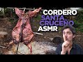 Cordero de santa cruz el mejor de argentina al asador  asmr  locos x el asado