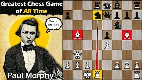 Greatest Chess Game of All Time | Paul Morphy vs Duke Karl / Count Isouard 1858