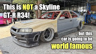 This NOT a Skyline GT-R R34! But it’s going to be WORLD FAMOUS!