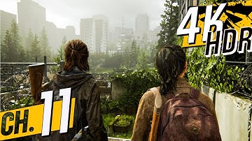 [4K HDR] THE LAST OF US 2 - PS4 Pro (Survivor, All Collectibles) Walkthrough part 11 - Capitol Hill
