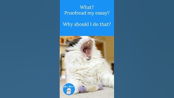 Proofreading Hacks for Tired Students ✍️ | Fix Mistakes Fast (with cats)!