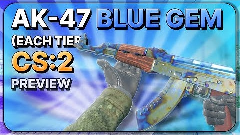 AK-47 Blue Gem | ALL TIERS | CS2 Inspect