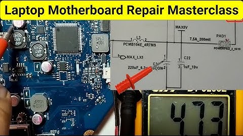 Masterclass: Laptop Motherboard Repair Tutorial - 3V and 5V Circuit Explained