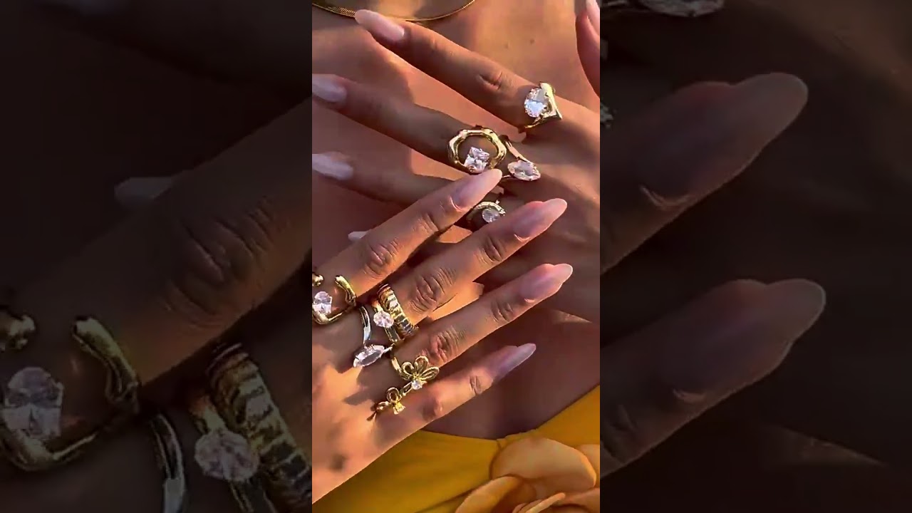 Zircon Rings Stainless Steel Non-Fading Jewelry Women's High-End Rings Stainless Steel Jewelry