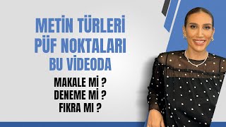 Metin Türleri Püf Noktaları Bu Videoda! #lgs #lgstürkçe #metintürleri