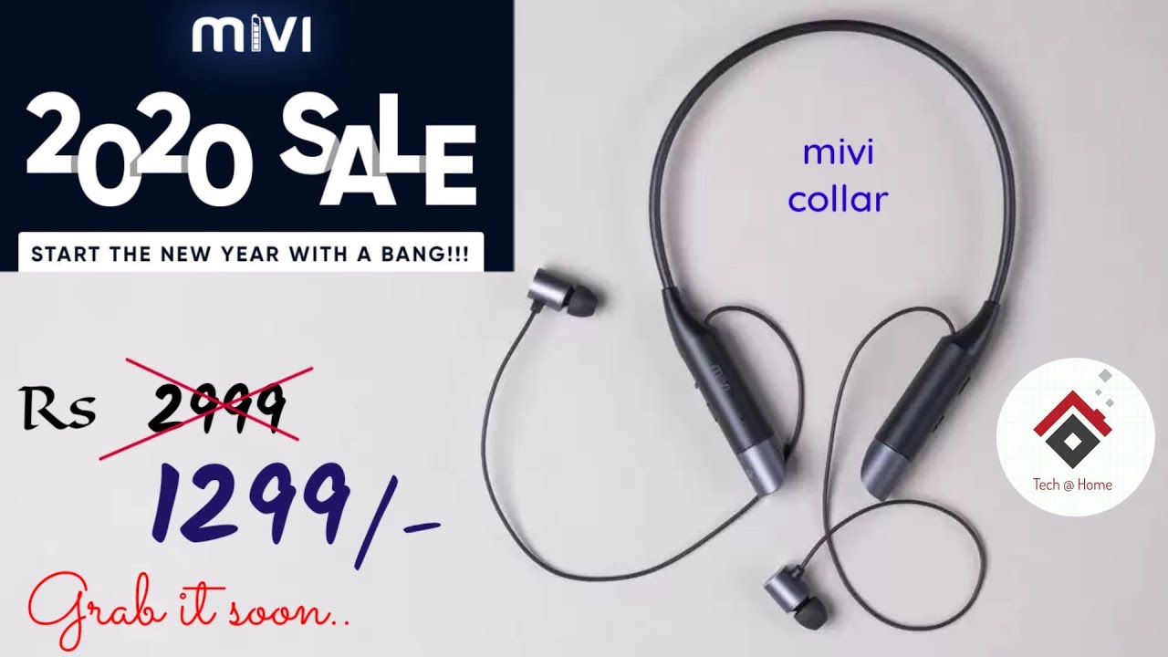 Mivi Collar bluetooth headset unboxing 