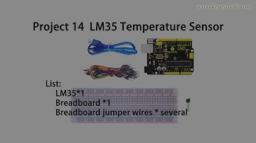 Project 14 LM35 Temperature Sensor