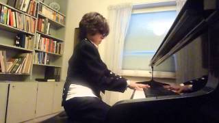 Eliot plays the piano in his own compositions: 