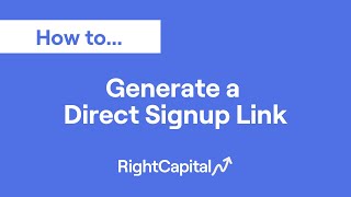 How To Generate a Direct Signup Link