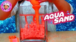Aqua Sand - Magischer Sand der niemals nass wird - Aquasand Wasser Spielzeug kids toys