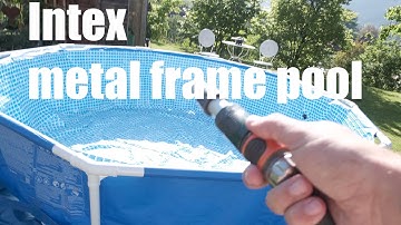 Intex metal frame pool