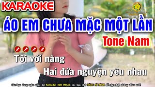Áo Em Chưa Mặc Một Lần Karaoke Nhạc Sống Tone Nam - Karaoke Mai Phạm