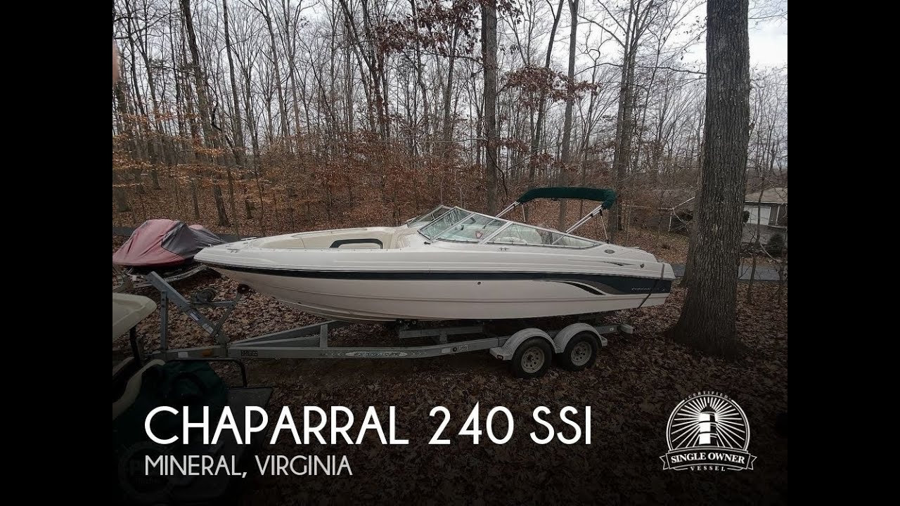 [SOLD] Used 2000 Chaparral 240 SSI in Mineral, Virginia - YouTube