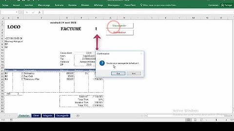Si vous voulez créer une facture simple et facile sur excel : Regardez cette vidéo !