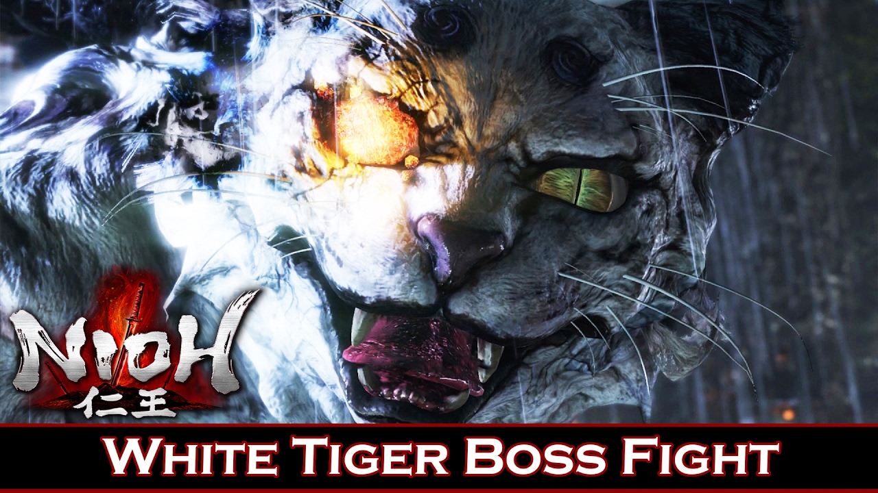 Nioh - White Tiger Boss Fight - One Minute Kill