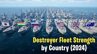 Destroyer Fleet Strength by Country 2024