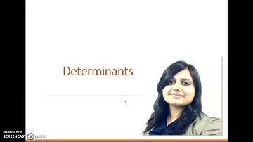 Matrices & Determinants (Minors,Cofactors,adjoint and transpose) Part 3