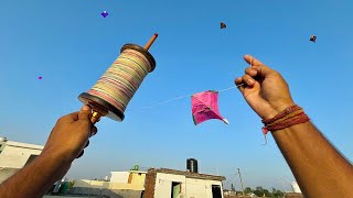 Old Colourful Manjha Testing With 2026 Kite Flying 🪁 | Kite Fighting | Kite Cutting | Patang
