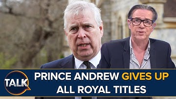 BREAKING: Prince Andrew GIVES UP All Royal Titles Amid Jeffrey Epstein Scandal