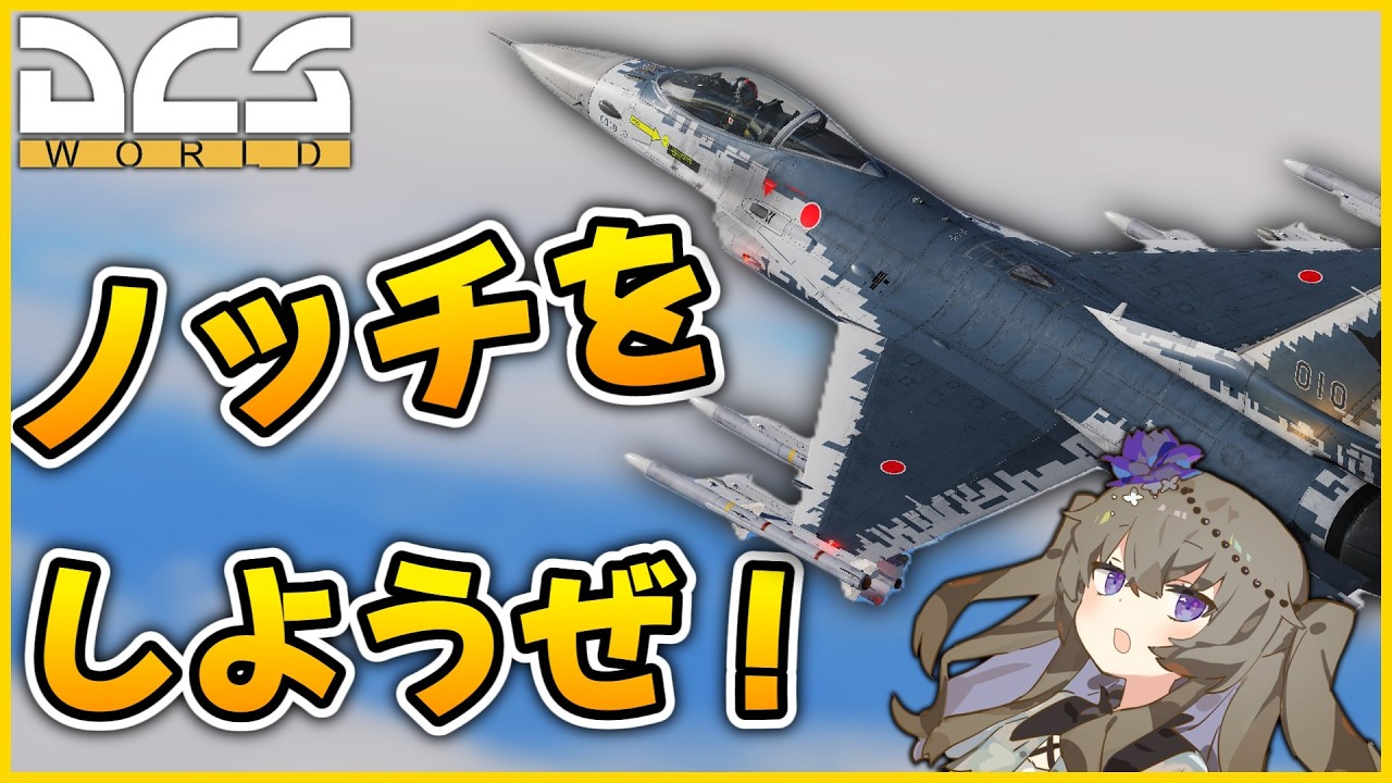 「DCS World」そうだ、1v1ノッチの練習をしよう！