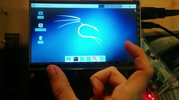 Waveshare 7" Touch Screen LCD working on Kali Linux