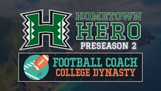 Football Coach: College Dynasty, Hometown Hero CHALLENGE — (Ep. 4)