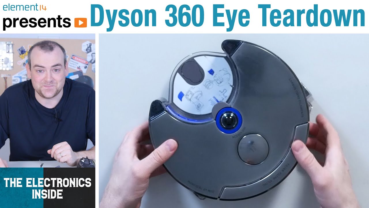 rygrad ledningsfri cyklus Dyson 360 Eye Teardown - The Electronics Inside - YouTube