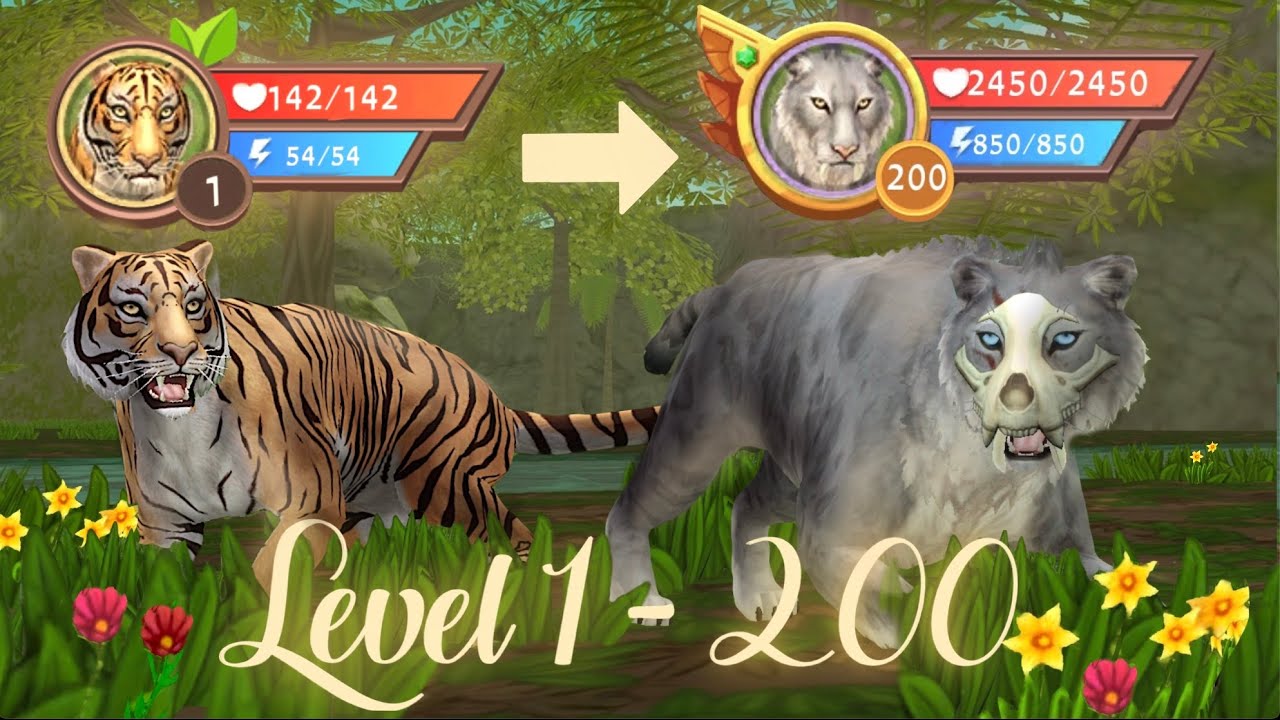 WildCraft- Level 1 to 200 ~ TIGER