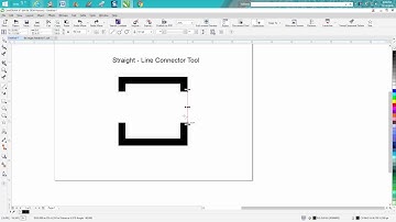 Corel Draw Tips & Tricks Straight Line Connector Tool