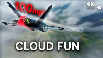 Riding the Cloud Line From the Cliffs (Smooth FPV 4K)