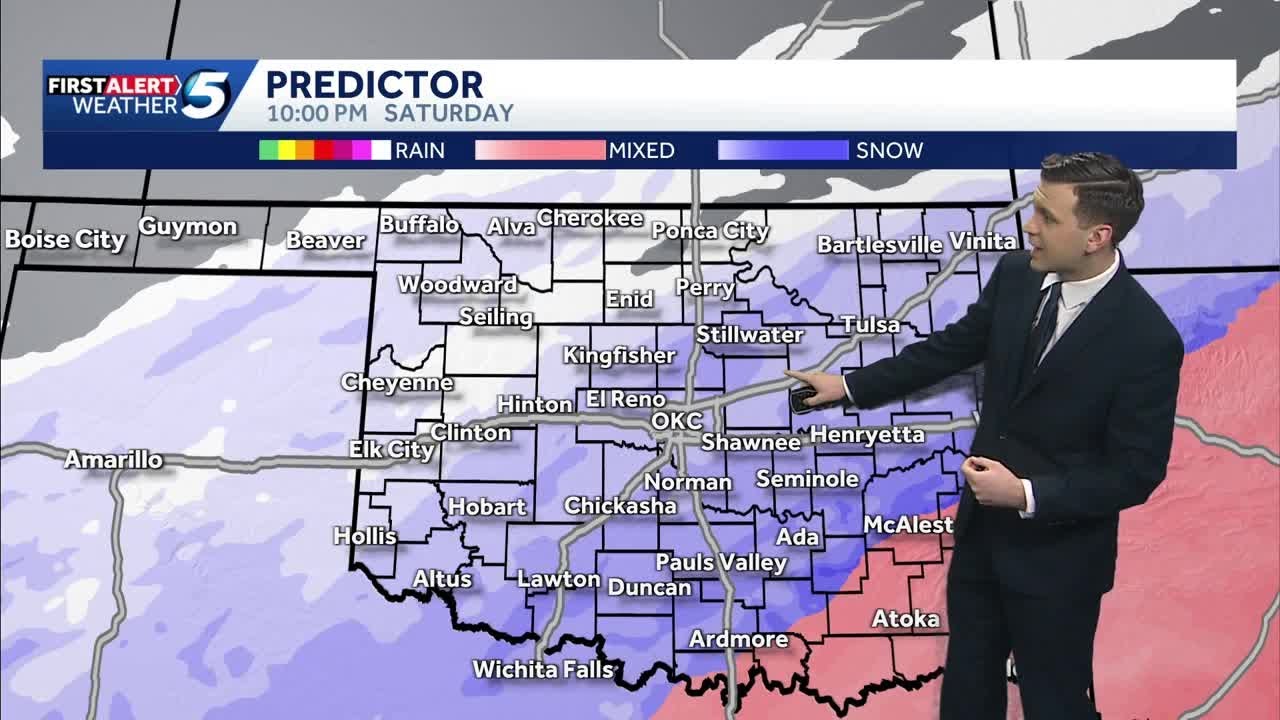 Oklahoma Winter Storm: Heavier snow expected Saturday after several ...
