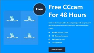 Free CCcam Server test cline instant Generate 48 hours, free cccam server