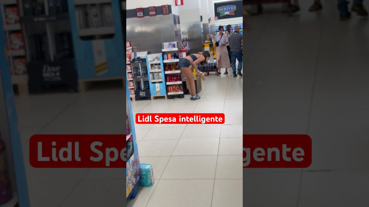 Lidl Spesa intelligente 🧐 😂 #ironia #risate #viraleshorts #fahadafzal