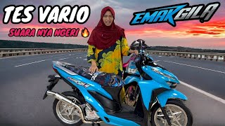 TES VARIO EMAK GILA 🔥 #emakemak #emakgila